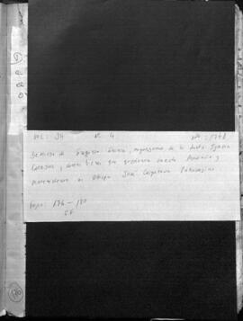 Demanda de Gregorio Grance, Mayordomo de la Santa Iglesia Catedral, contra bienes que quedaron en esta Provincia y pertenecieron al Obispo José Cayeto Paravesino.